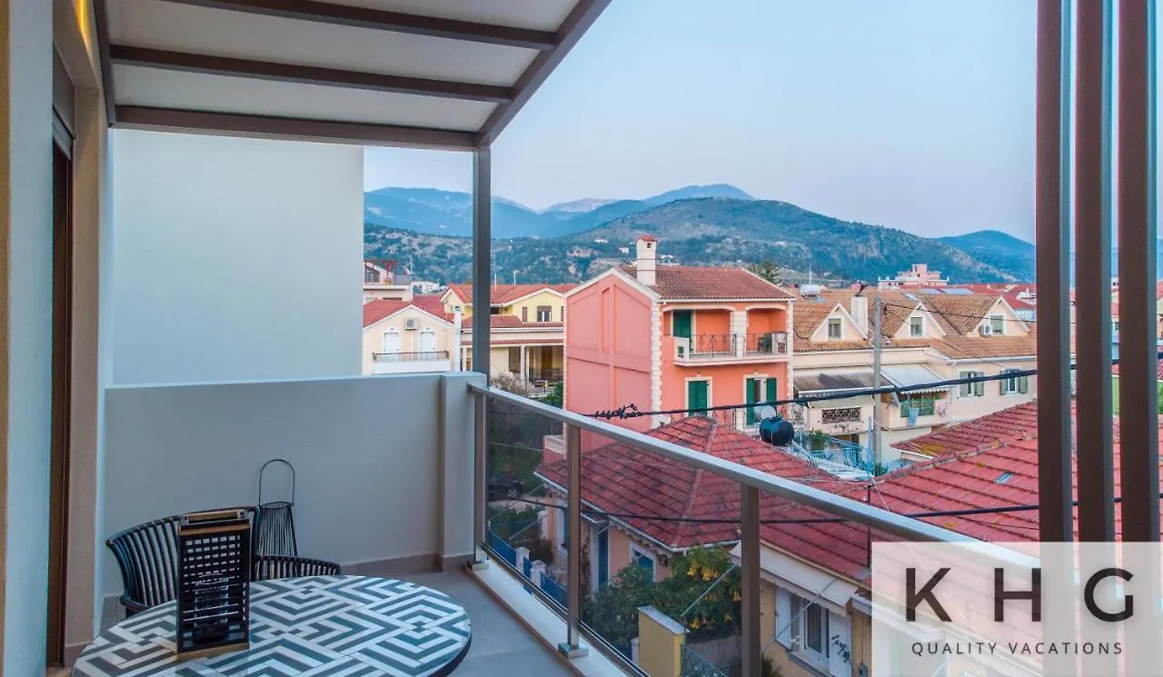 Daire Platea Complex! Myrtos 1 Bed Apartment, Fteri Open Plan Studio! Argostolion Yunanistan